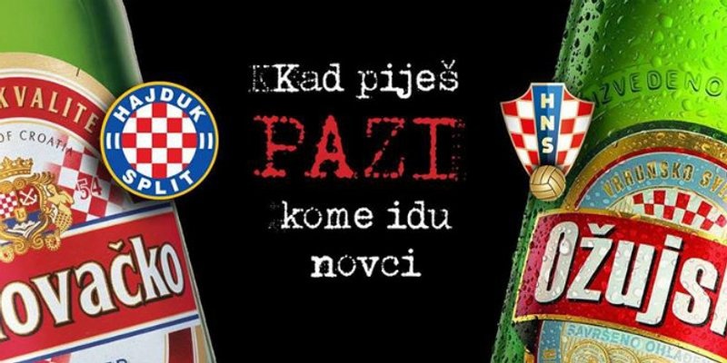 Prijetnja tužbom zbog poziva na bojkot Ožujskog: 'Zafrkali su se, sada krećemo s plakatima i letcima protiv sponzora HNS-a i Dinama!'