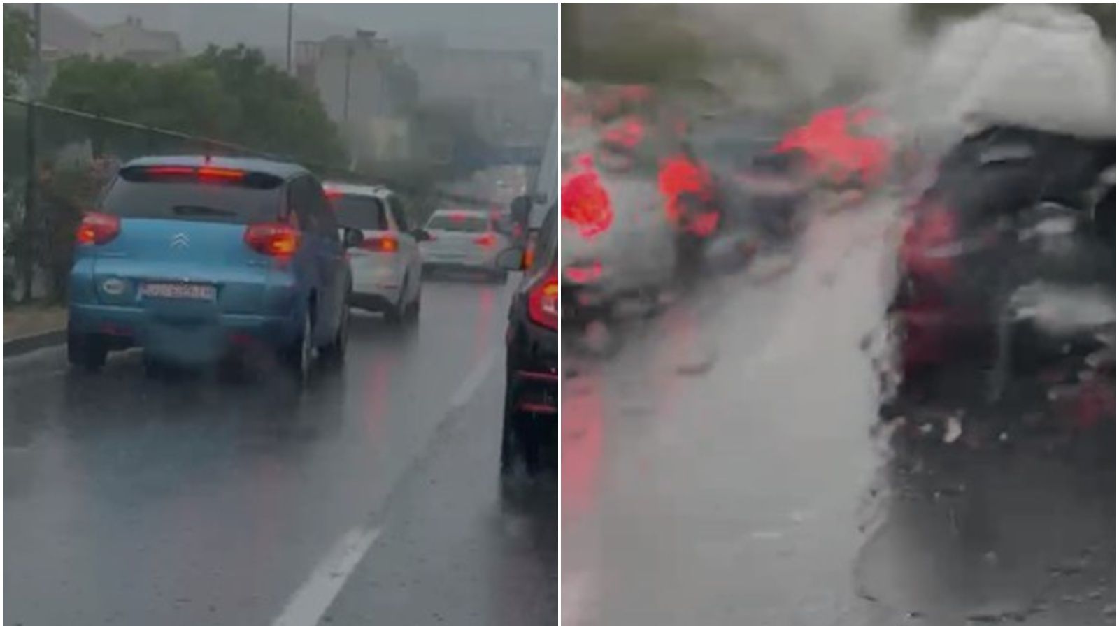 KAOS U PROMETU 'Leteći' šahtovi u Splitu i Solinu, odron na staroj kliškoj cesti