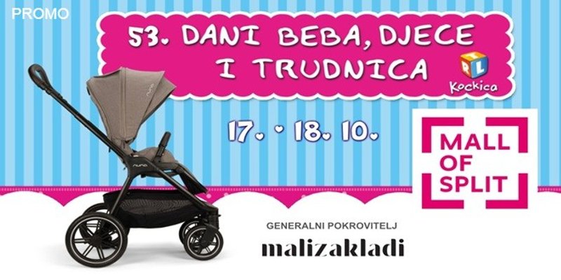 Dani beba, djece i trudnica ovaj vikend u Mall of Splitu