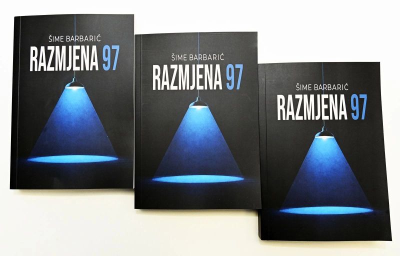 FOTOGALERIJA: U Splitu predstavljen roman 'Razmjena ’97' Šime Barbarića