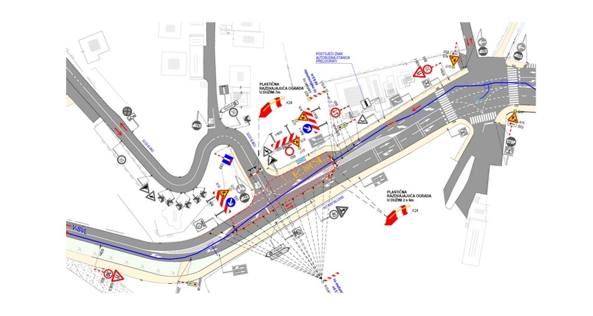 STOBREČ Nova prometna regulacija na Putu sv. Lovre