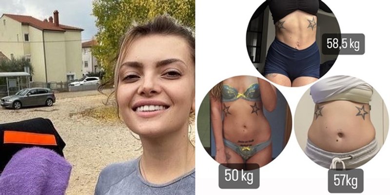Ella Dvornik pokazala kako je izgledala prije nego je počela trenirati, imala je manje kilograma nego danas