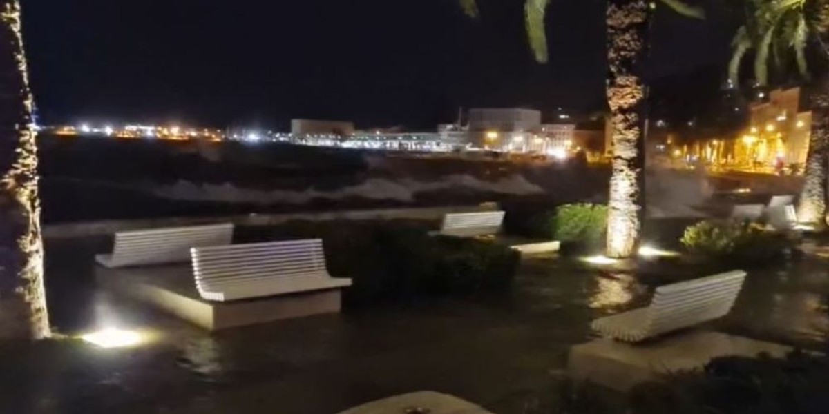 Splitska Riva pod morem