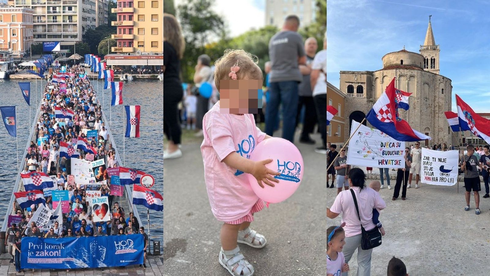 FOTO Za život, obitelj i Hrvatsku danas se hodalo u Zadru