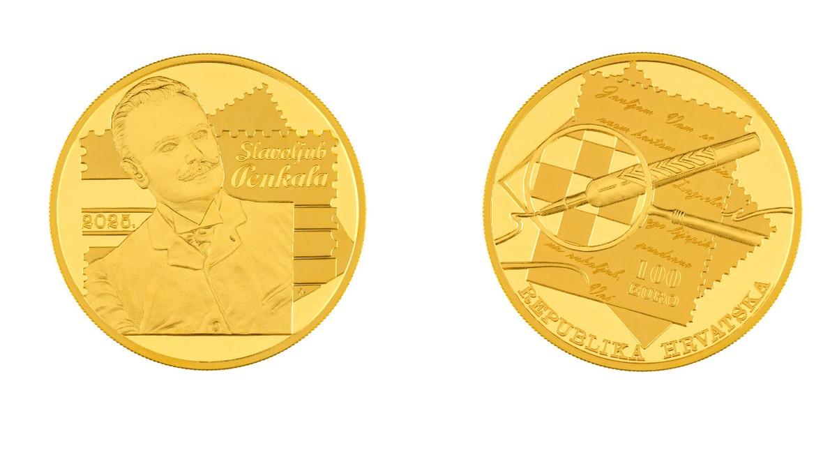 Nove kovanice s likom Slavoljuba Penkale - izumitelja koji je olovkom promijenio svijet