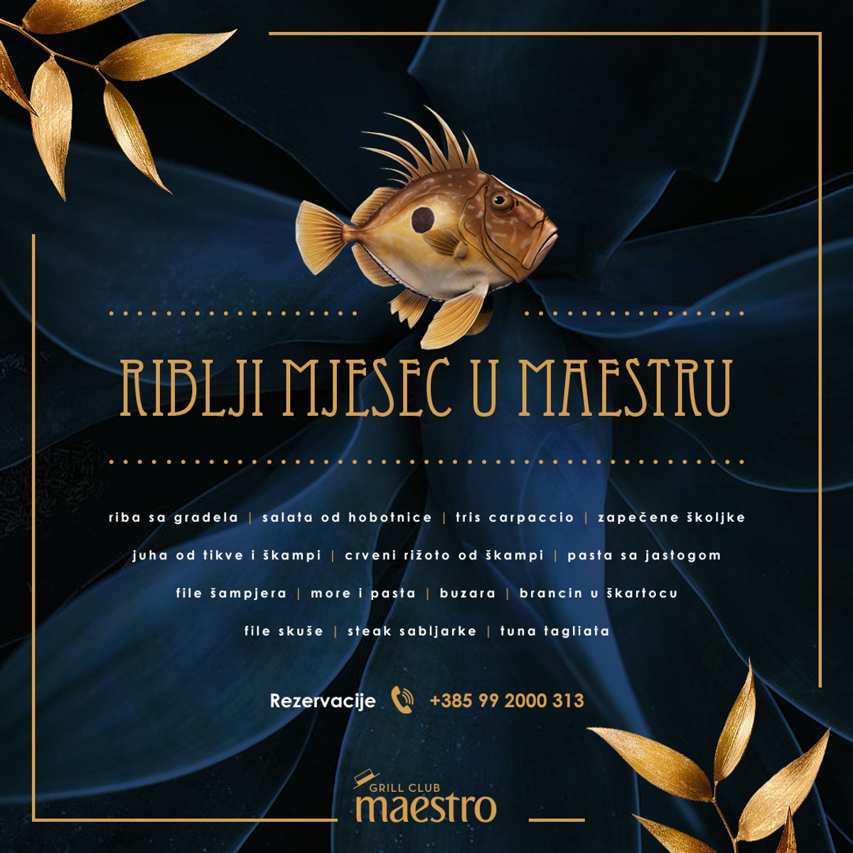 Saznali smo što sve nudi mjesec ribe u splitskom restoranu Maestro