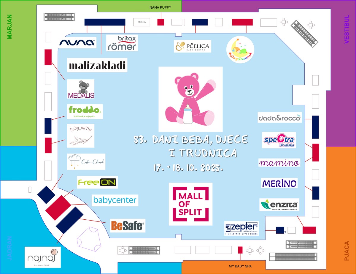 Dani beba, djece i trudnica ovaj vikend u Mall of Splitu