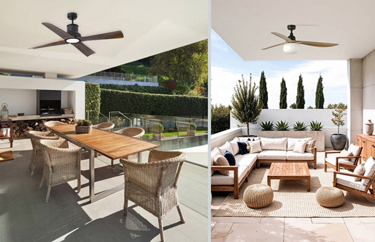 Opuštanje uz idealno hlađenje sa stropnim ventilatorom