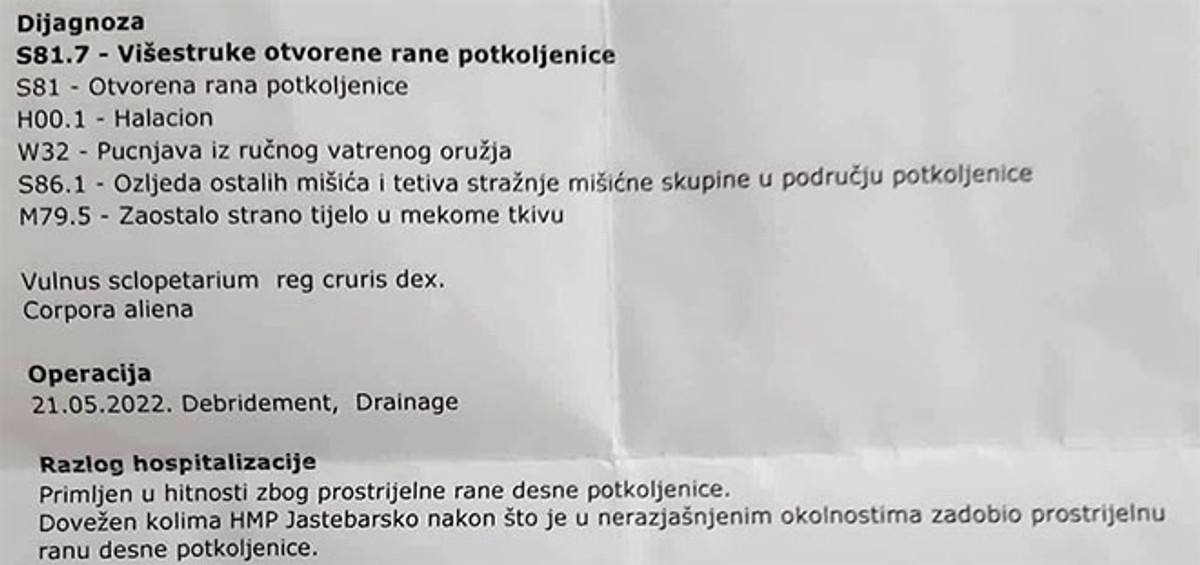SRAMOTNA 'ISTRAGA' ZAGREBAČKE POLICIJE 'Propucali su mi nogu, a onda nasrnuli na navijače koji su mi spašavali život'
