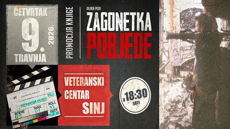 VETERANSKI CENTAR SINJ Predstavljanje knjige 'Zagonetka pobjede'