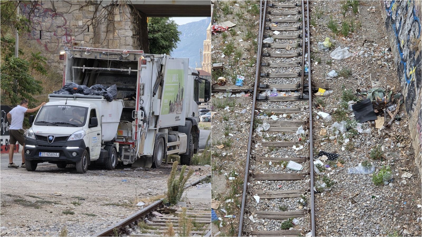 Građani upozoravaju na prekrcaj smeća uz plažu: 'Smrad neopisivi na Bačvicama'