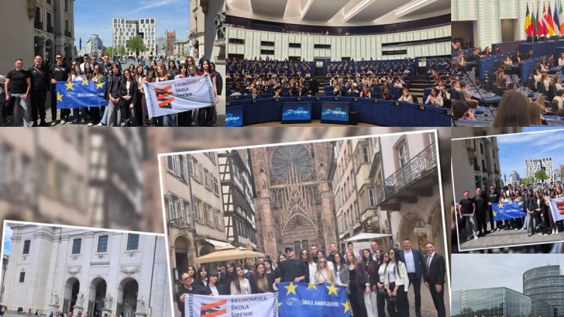 Ekonomska škola Šibenik u programu Euroscola 2026.