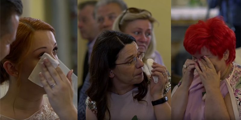 CIJELA CRKVA U SUZAMA Škugor očito zna kako rasplakati svatove!