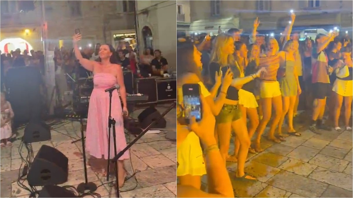 VIDEO Prekrasna snimka iz Splita, pogledajte kako mladi turisti pjevaju romantični hit