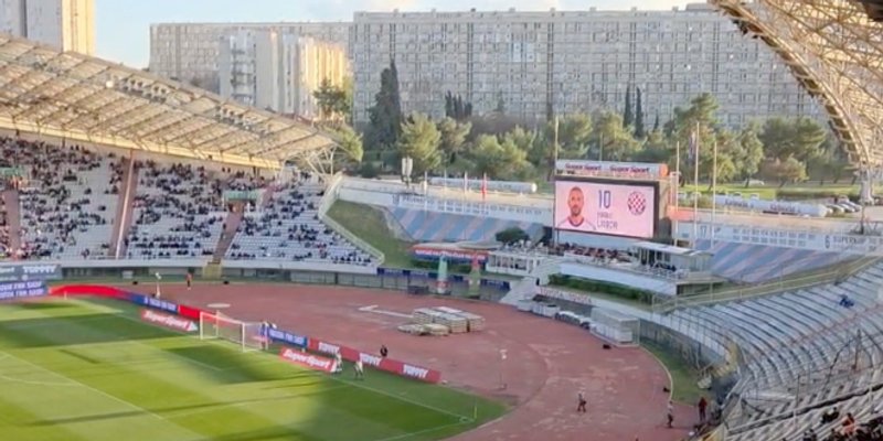 VIDEO: Najveći aplauz zaorio se Poljudom kada je spiker pročitao ime Hajdukove desetke
