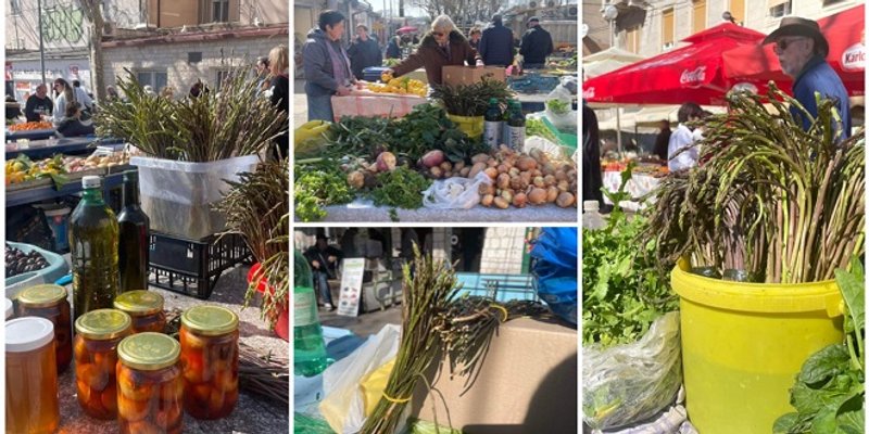 SPLITSKI PAZAR Stigle šparoge, vezica od 6 do 14 eura