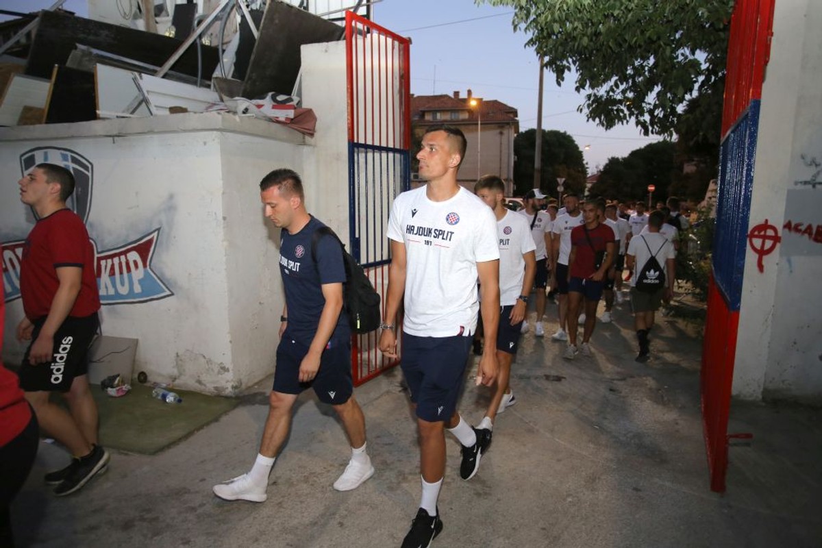 Hajdukovci na Torcida kupu / foto: Veljko Martinović