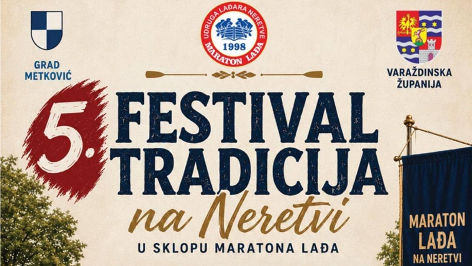 Tri dana tradicije, povijesti i zabave u Gradskom parku Metković: Vitezovi, Maraton lađa i Jerkovačka fešta