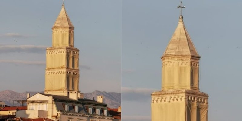 Nakon dvije godine radova ponovno otvoren zvonik splitske prvostolnice