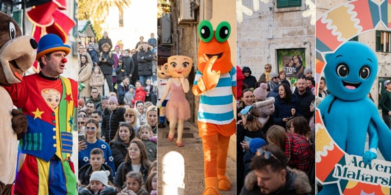 ADVENT U MAKARSKOJ Održan Festival maskota