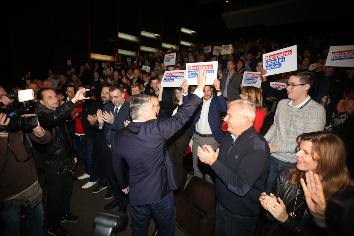 Predizborni skup Zorana Milanovića | Foto: Veljko Martinović