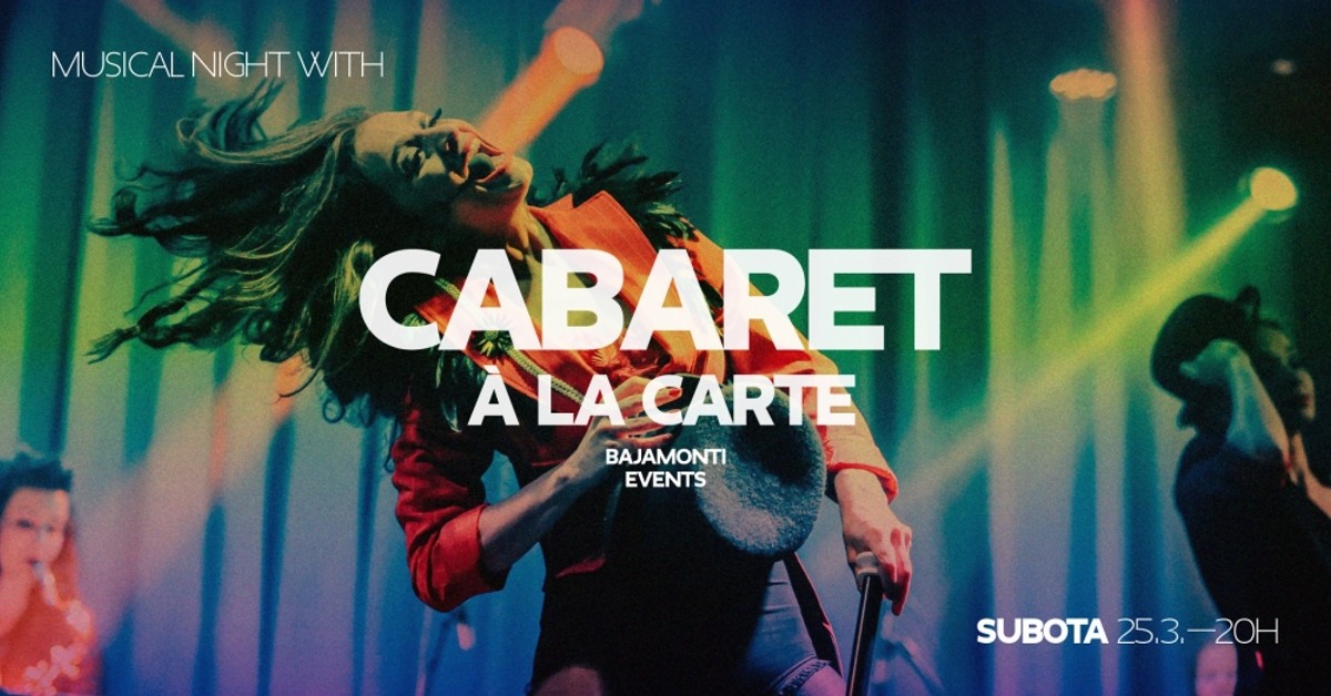 Subota znači show! Pjevačko-plesni hit show Cabaret à la carte vraća se u Bajamonti