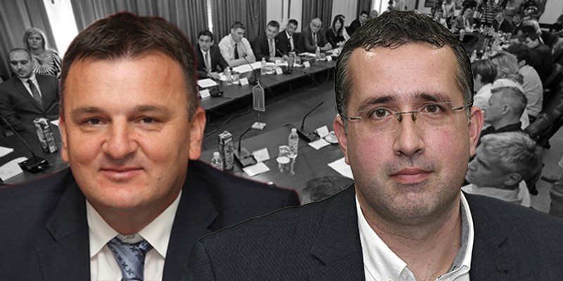 SKORO DOŠLI NA PARTIZANE I USTAŠE: Sjednica Gradskog vijeća napokon je završila, nakon 15 sati provedenih u vijećnici Škorić i Kotur imali su volje za ideološku raspravu