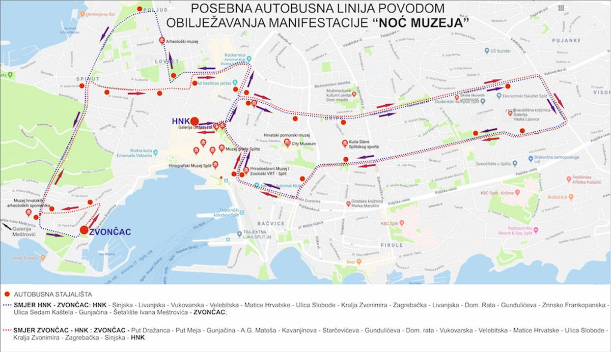 Besplatne Prometove linije za Noć muzeja, evo detaljan raspored vožnje i trasa