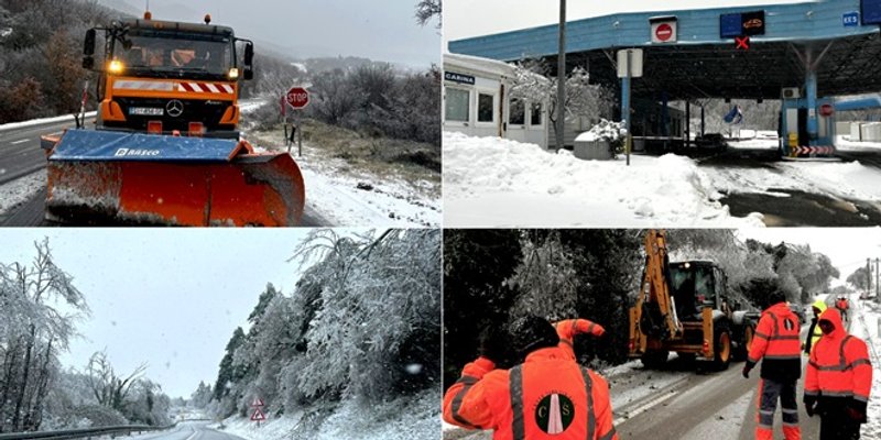 SNJEŽNE NEDAĆE Šibensko-kninski župan Rakić u obilasku terena