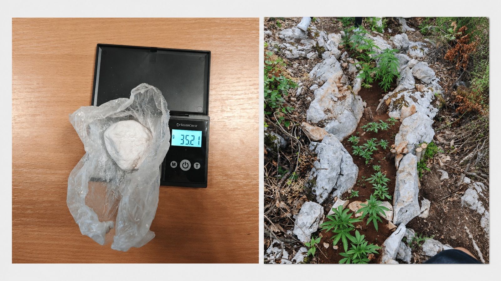 Policija u Imotskom i Makarskoj pronašla sintetičke droge
