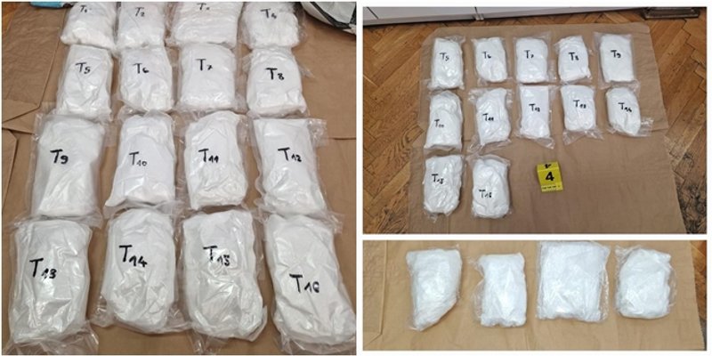 Splitska policija u vozilu mladića pronašla 17 kilograma speeda, predan je pritvorskom nadzorniku