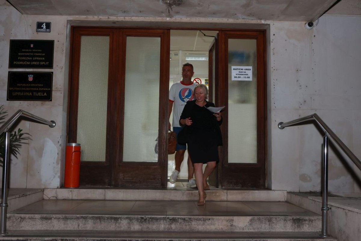 Sergej Trifunović na Prekršajnom sudu u Splitu | foto: Bogdan Klarić