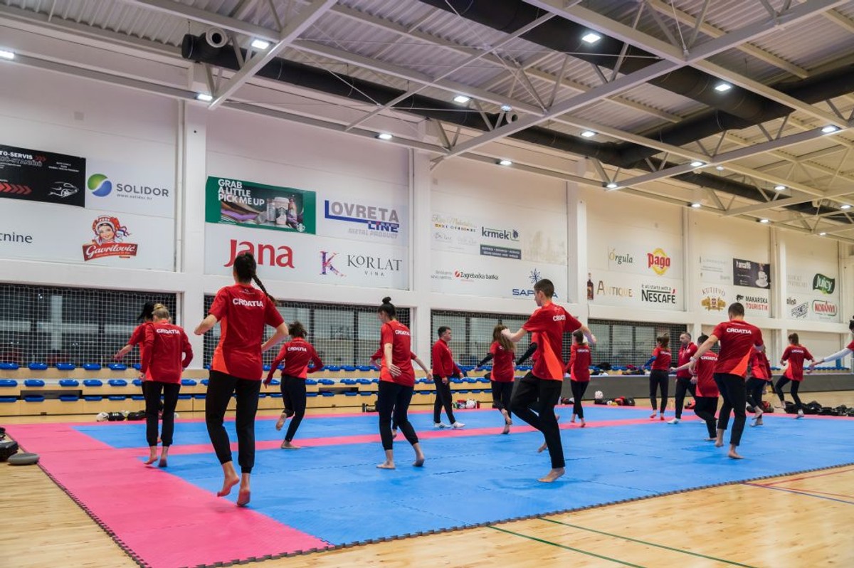 Taekwondo reprezentacija na pripremama u Apfel Areni