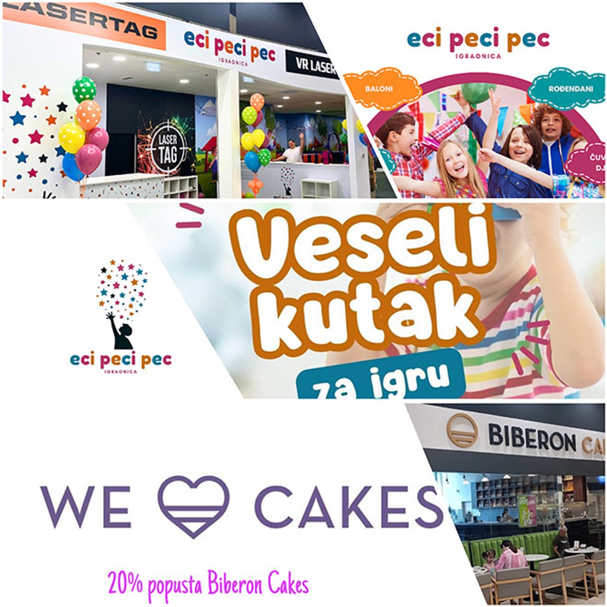 'ECI PECI PEC' U SOLINU Laser tag arena, dječja i VR igraonica, a novost je pogodnost za sve mame čija se djeca zabavljaju!
