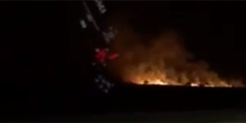 Požar kod odmorišta Jadova 