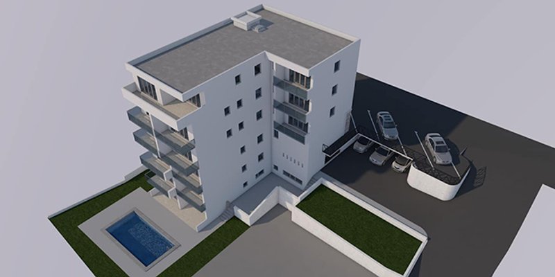 VIZUALIZACIJA Gradi se moderna zgrada u Imotskom, imat će i bazen