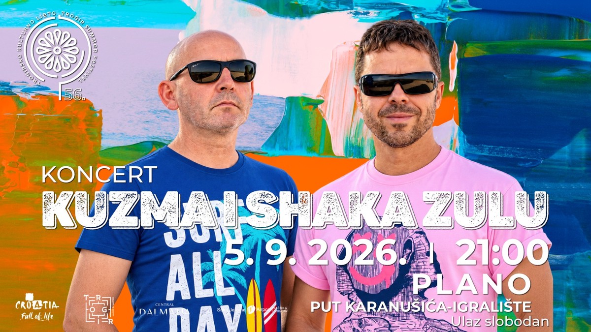 Zabava uz duo Kuzma & Shaka Zulu, ulaz slobodan
