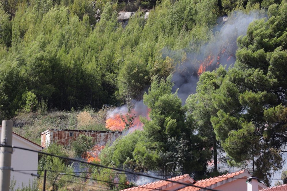 Požar u Rupotini | foto: Bogdan Klarić