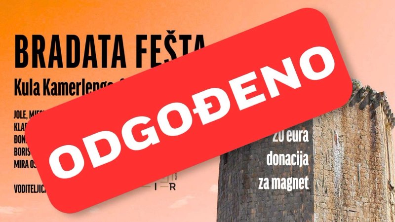 Odgađa se Bradata fešta, nepovoljni uvjeti