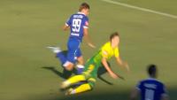 VIDEO: Pogledajte jedan od najranijih crvenih kartona u povijesti HNL-a