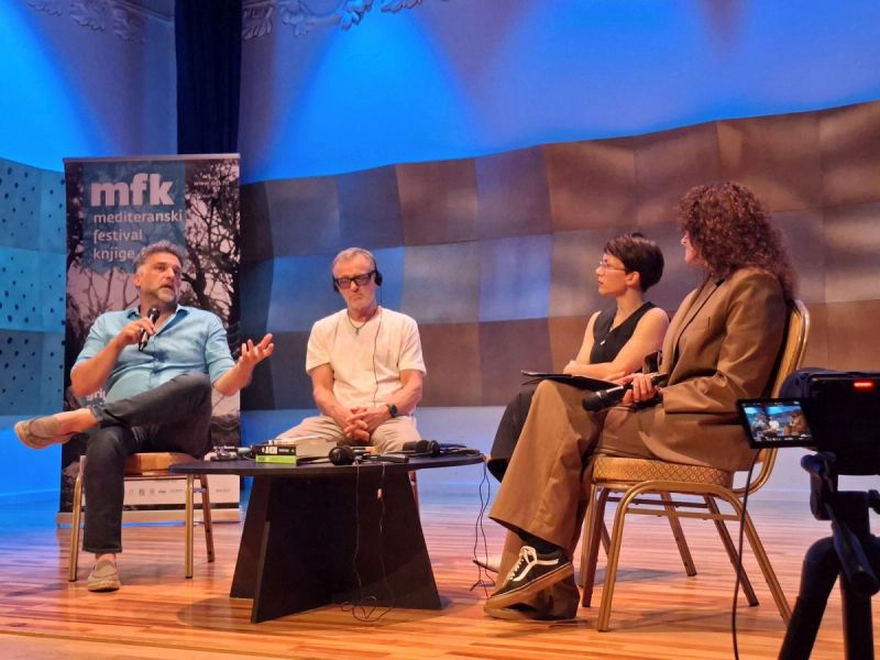 MFK: Održan panel 'Transmedijalnost: knjiga - scenarij - film' s Jo Nesbøom, Katarinom Prpić i Danisom Tanovićem
