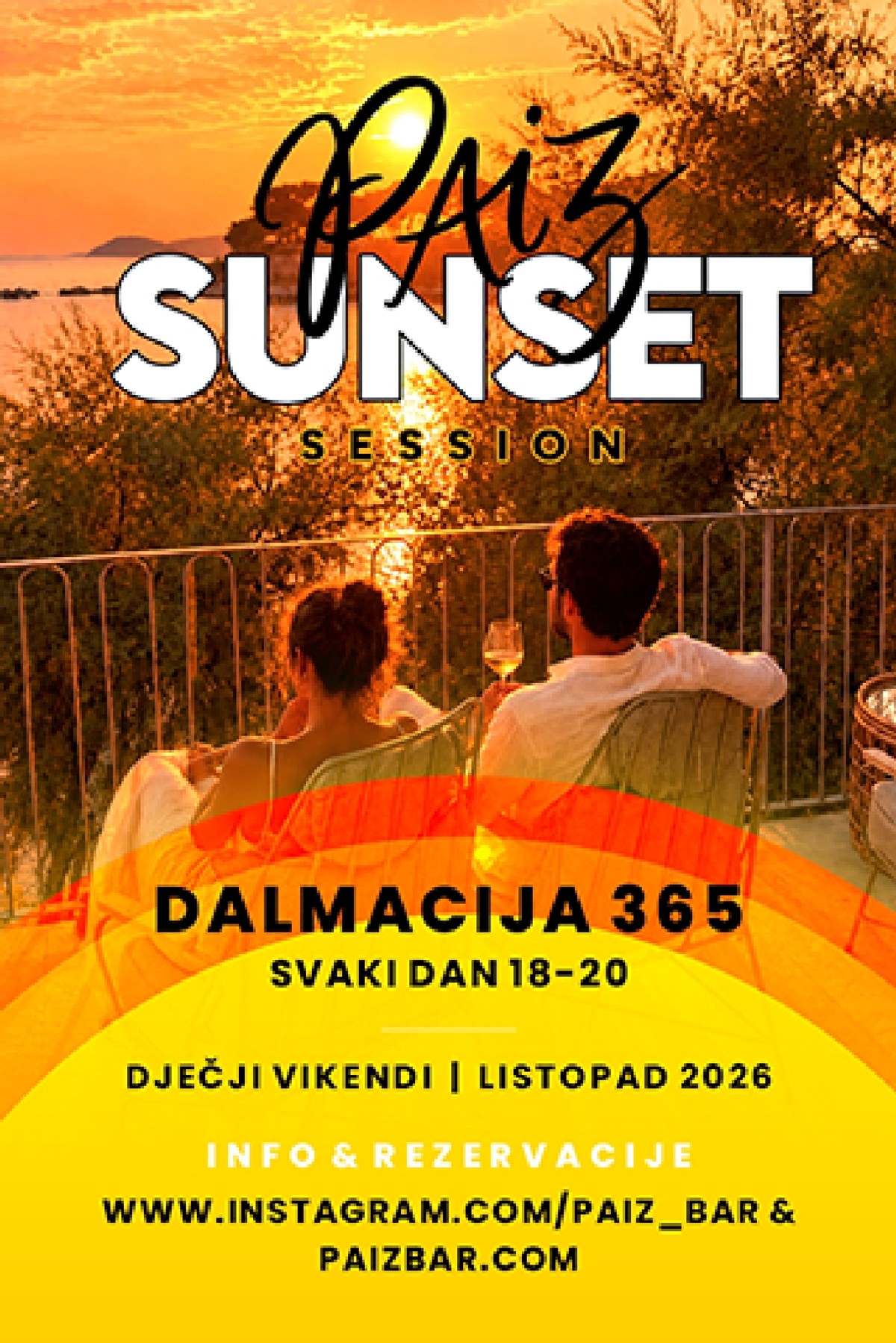 Paiz nastavlja sa Sunset Sessions programom