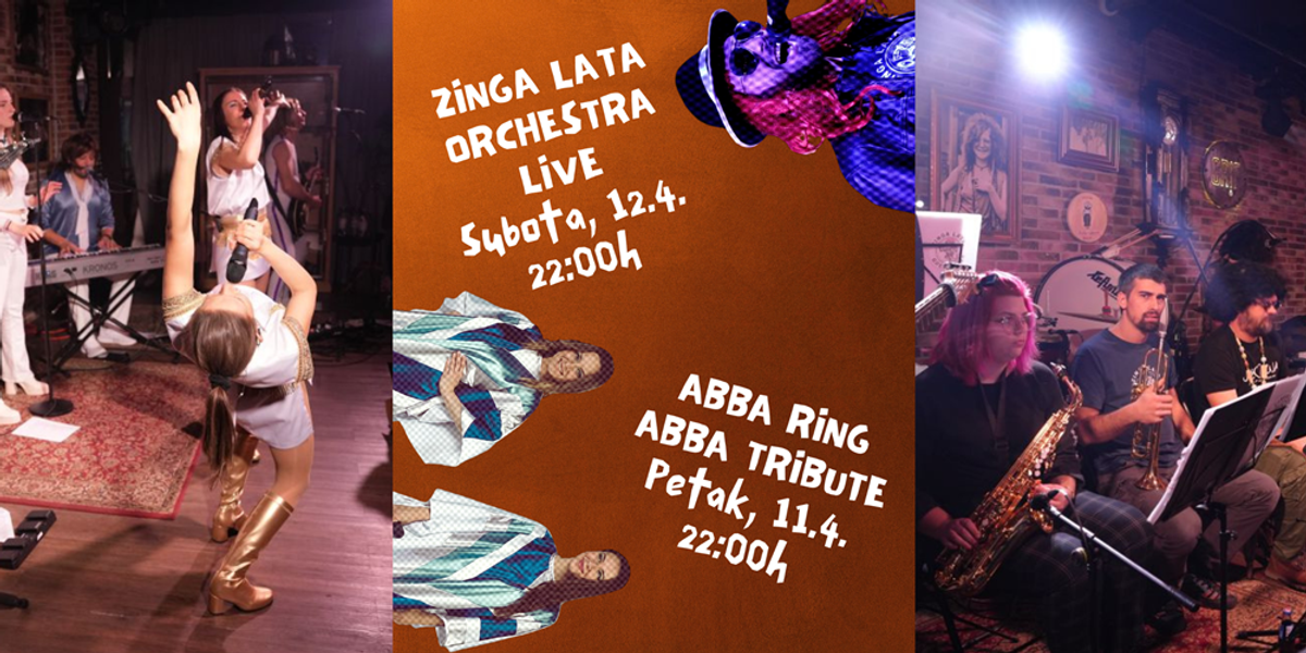 BACK BAR PLAN B Ludilo vikend pred nama – dolaze ABBA Ring & Zinga Lata Orchestra