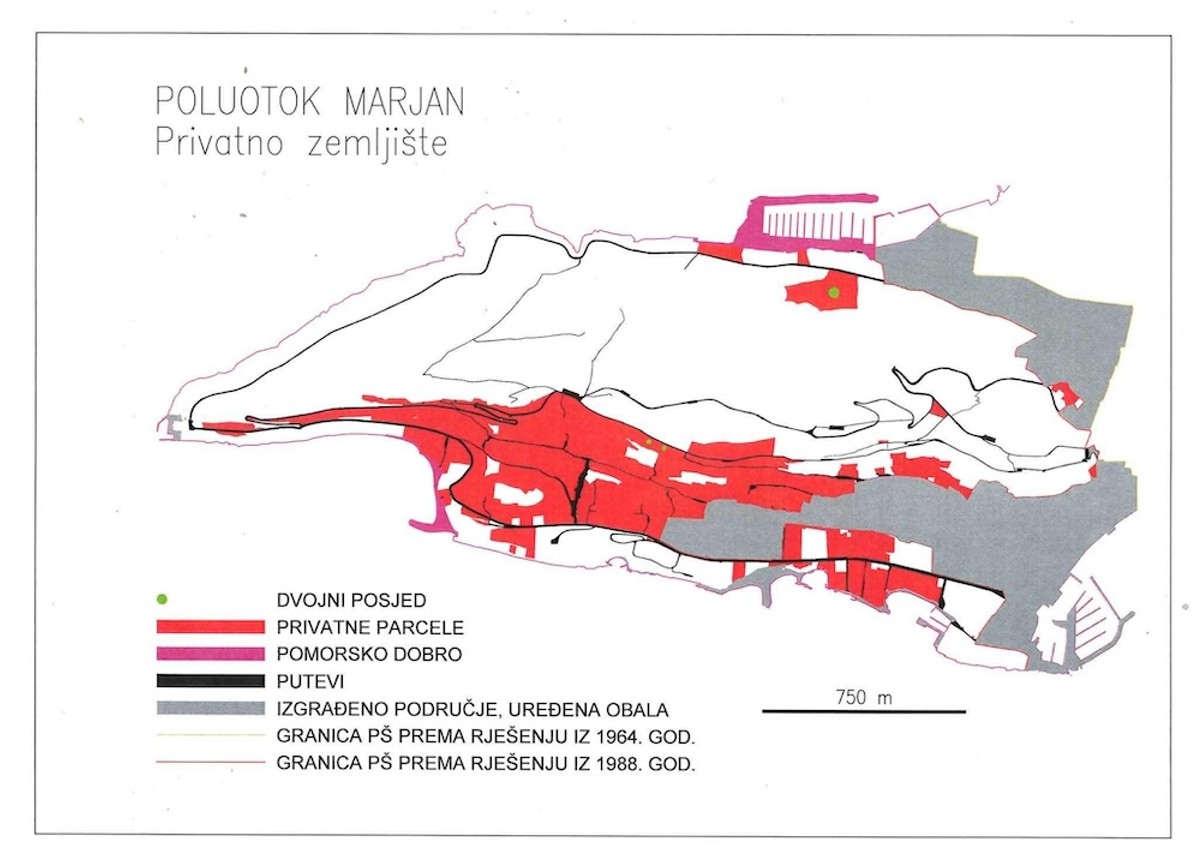 Vlasnik poljoprivrednog zemljišta na Marjanu: 'To je naše višestoljetno privatno vlasništvo, lažno ga se prikazuje kao javno dobro'