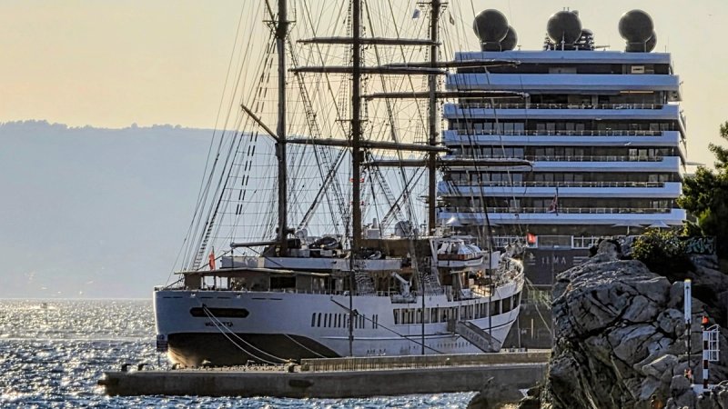 FOTO Splićanima pogled plijenio Sea Cloud II