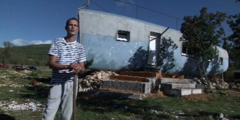 Život na brodu u polju lavande