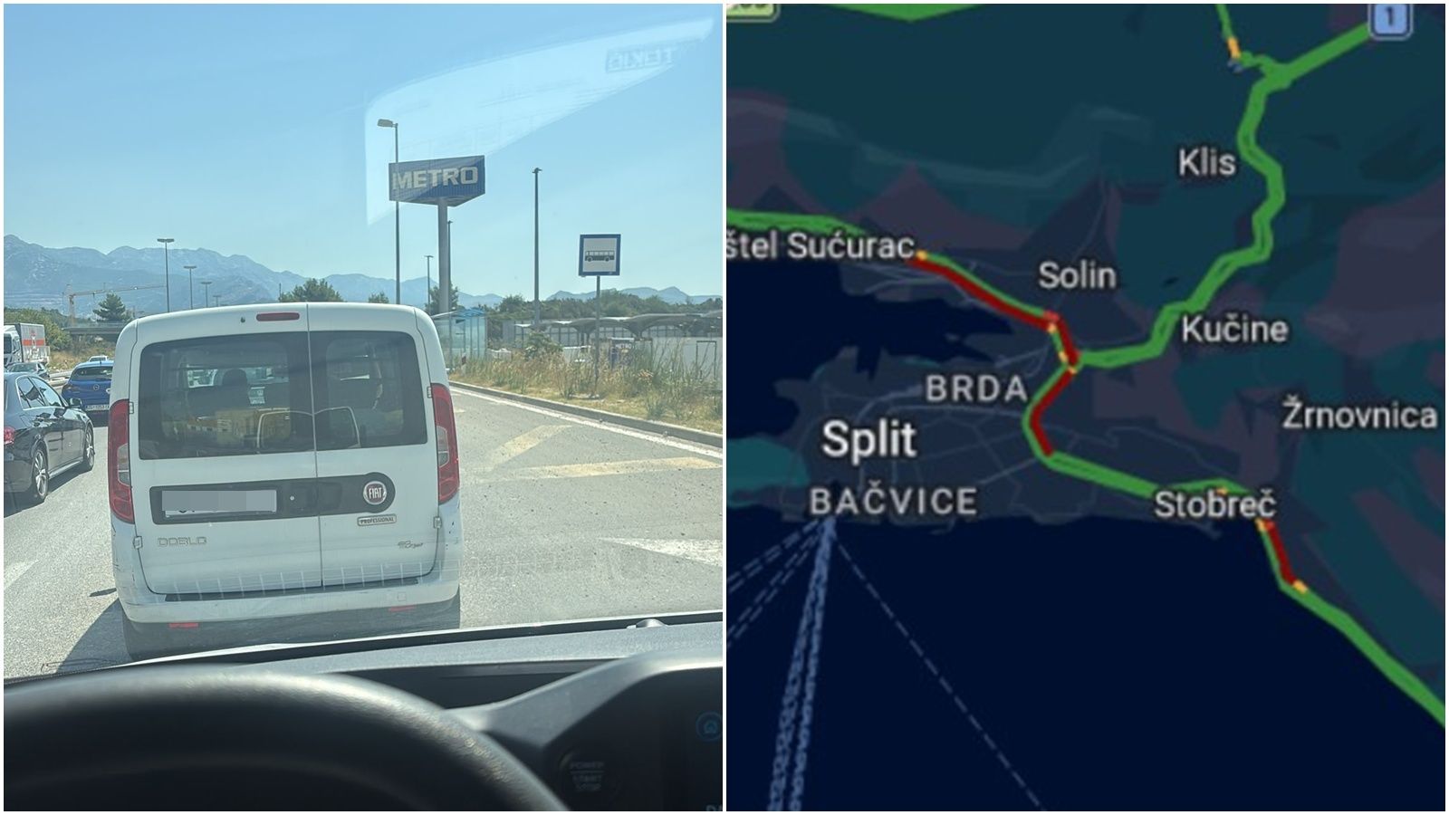 Vozilo u kvaru, nastao prometni kolaps