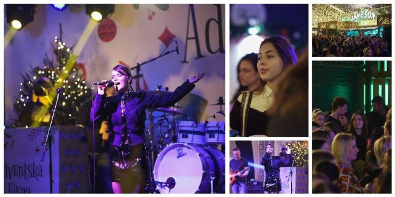 FOTO/VIDEO Vesna Pisarović u kožnoj minici otvorila Advetsku Fjeru na Zvončacu 