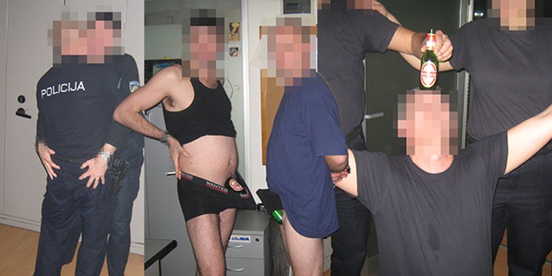 I ONI SU LJUDI Pogledajte ludu zabavu dalmatinskih policajaca i policajki