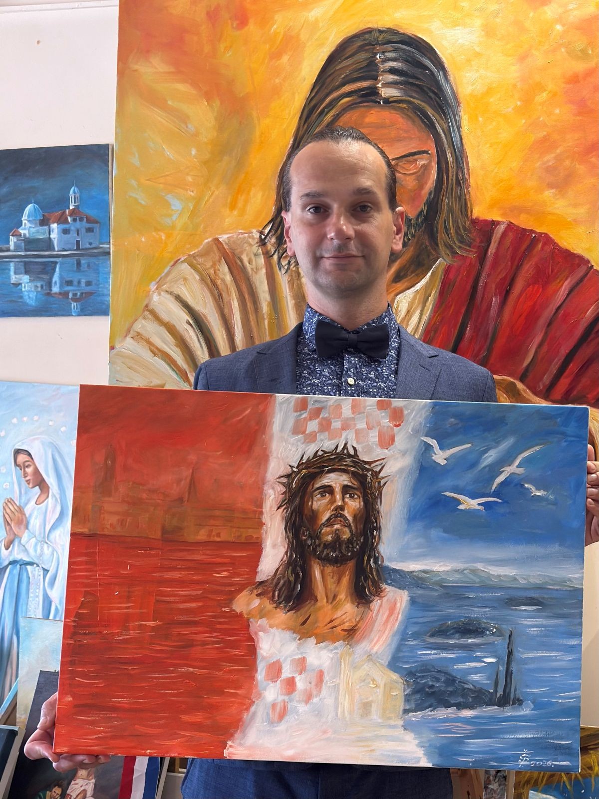Portret Krista hrvatskog slikara u finalu prestižnog natjecanja, predstavit će se u Rimu